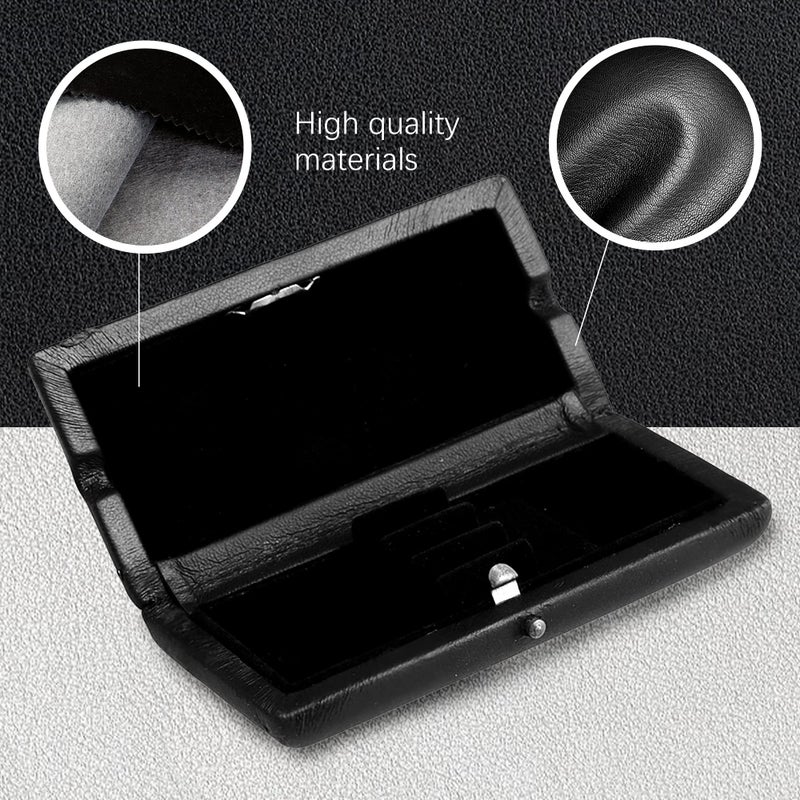 Bstinay Black Wooden & PU Leather Oboe Reeds Case Holder Storage Box for 3pcs Oboe Reeds - Image 5